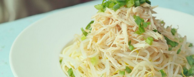 豆芽雞絲做法 送給愛吃的你