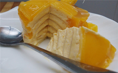 芒果千層小蛋糕