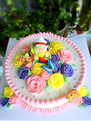 壽星婆婆生日蛋糕