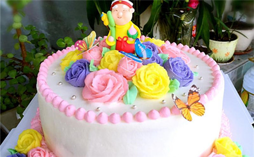壽星婆婆生日蛋糕