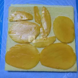 芒果煉奶蛋糕卷