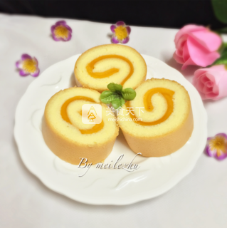 芒果煉奶蛋糕卷