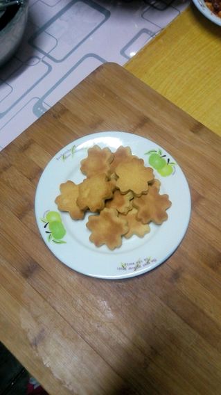花朵造型曲奇餅幹