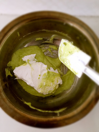 菠菜戚風蛋糕