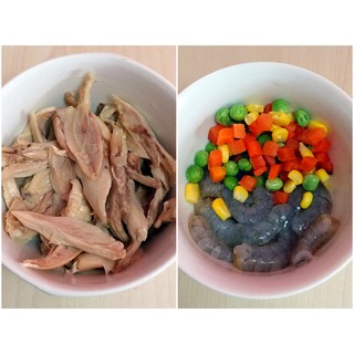 芝心雞肉蝦仁披薩