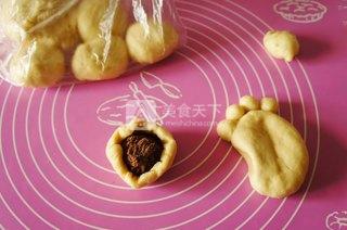 蕓豆餡大腳丫面包