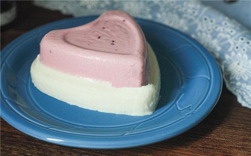 雙色心形凍乳酪蛋糕