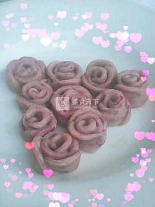 紫薯玫瑰餅幹