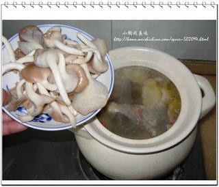 蘑菇燉雞湯