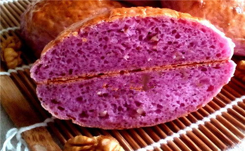 紫薯核桃面包