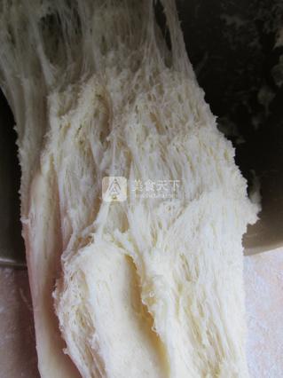 玫瑰綠豆面包