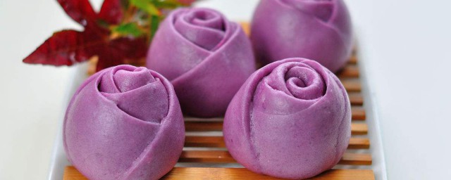 紫薯紅豆包的做法 一款美味健康包點