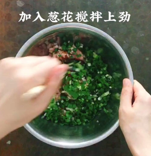 蔥香鮮肉包子餡