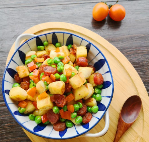 香腸炒饅頭丁讓饅頭營養翻倍新吃法