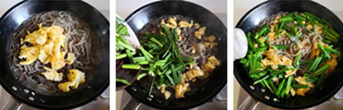 韭菜雞蛋炒粉絲怎麼炒好吃