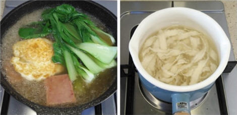 午餐肉煎蛋面