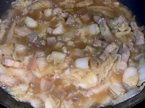 大白菜燉五花肉