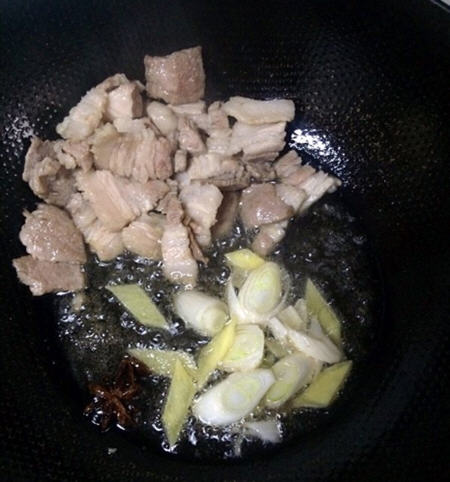 大白菜炒五花肉