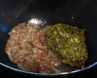 雪菜肉絲面