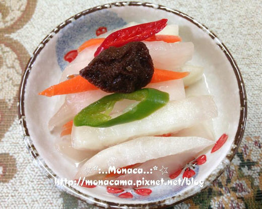 梅子蘿卜泡菜