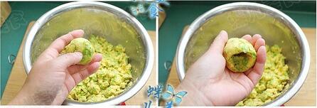 榆錢玉米面窩頭