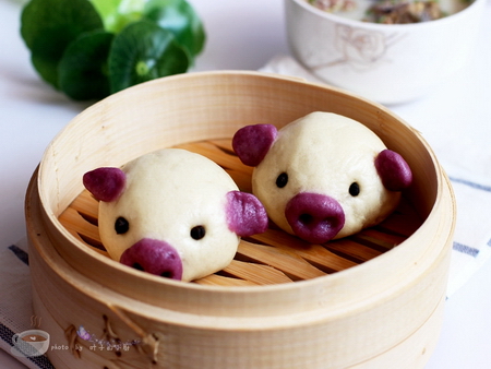 豆漿小豬饅頭
