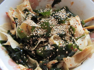 涼拌螺旋藻豆腐皮