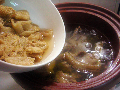 竹蓀燉雞