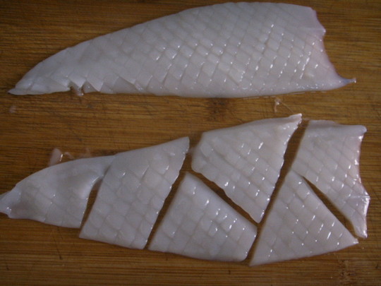 魷魚爆腰花
