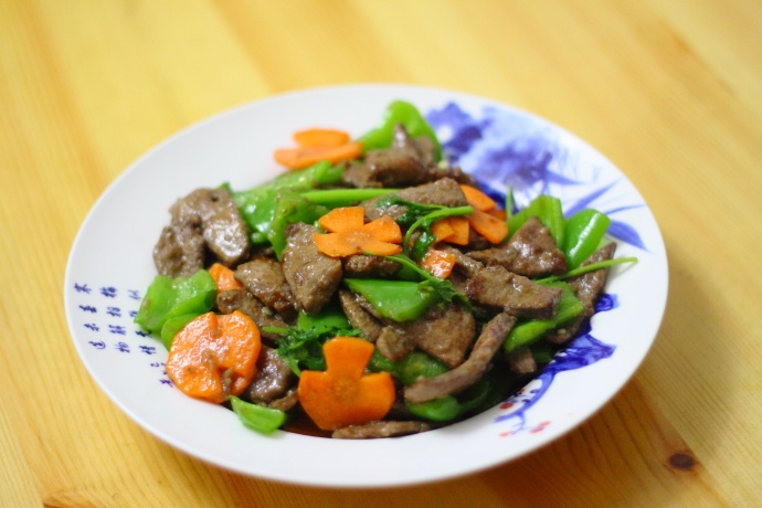 青椒炒豬肝