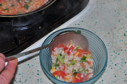 蕃茄煎蛋燙飯