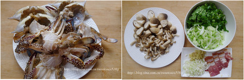 海蟹蘑菇菜泡飯