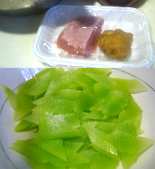 菜 泡椒青筍炒肉片