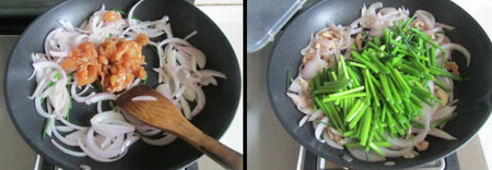 韭菜花洋蔥炒雞絲