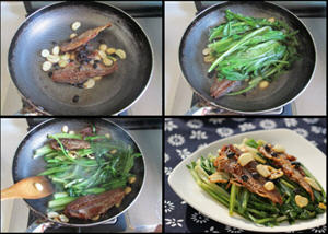 豆豉鯪魚油麥菜