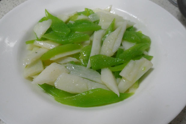 山藥炒萵筍