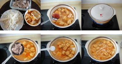 泡菜金針菇湯