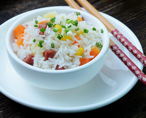 臘味什錦沙拉燜飯