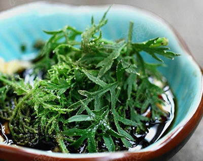 清蒸胡蘿卜纓