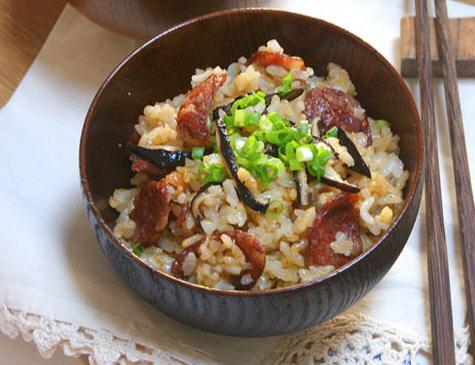 香菇臘腸燜飯