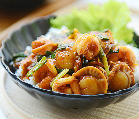 韓式海鮮拌飯