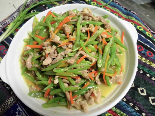 蕓豆炒肉絲