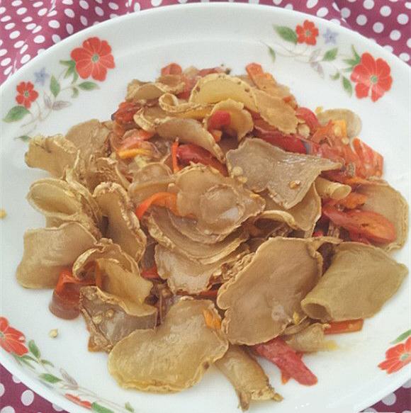 紅椒炒幹土豆片