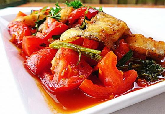 番茄燴龍利魚片