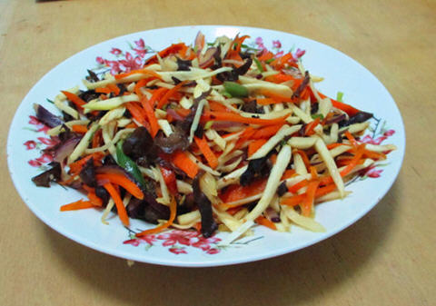 素炒茭白