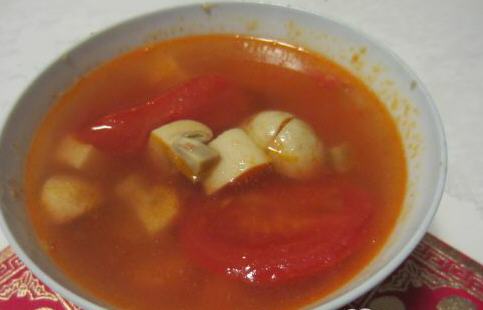 番茄菌菇湯