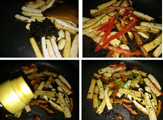 橄欖菜炒豆腐幹