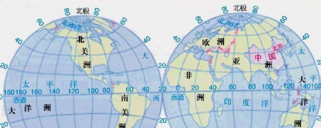 經度緯度如何劃分 地理知識