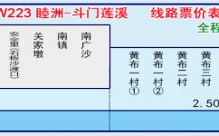 江門W223路公交