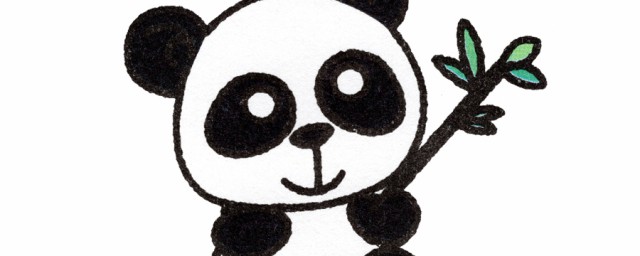簡筆畫熊貓的畫法 教你怎麼畫熊貓簡筆畫